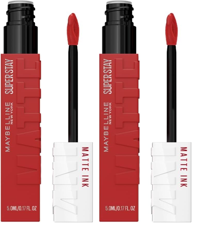 Image of Maybelline New York Superstay Matte Ink Liquid Lipstick, Entrepreneur (Pack of 2)