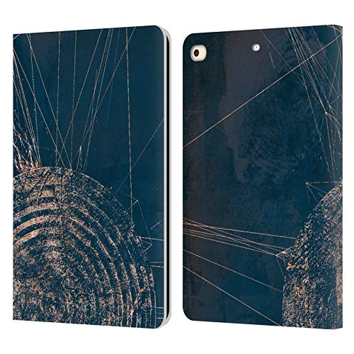 Housse iPad 9.7 LebensArt motif béton bleu pour travailler au café