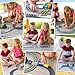 Magnetic Tiles Road & Train Track Expansion Pack Magnetic Building Blocks Construction Kids Toys for Ages 3-12 Boys Girls Building Toys Includes Road Tracks, Traffic Lights, Parking Spot