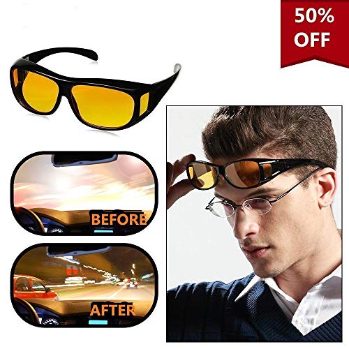 Honeysuck Wraparounds Wrap Around Sun Glasses HD Night Vision Glasses
