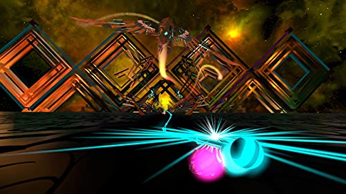 Synth Riders PS4 videojuego musical de ritmo y baile retro cyberpunk 5