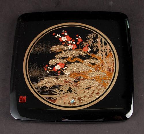 Miniatura 2 de Maeju Lacquerware Matsutake Plum 6.0 3 niveles (B) 7R-615