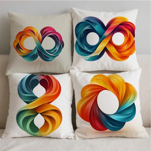 Housse coussin exterieur 70x70 violette imperméable pour canapé de jardin en lot de 4 S946 - 3
