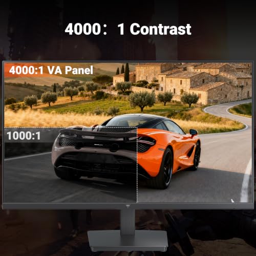 Image of KTC 24 Inch FHD 1080P 100Hz Computer Monitor, VA Panel PC Gaming Monitor, HDMI VGA Ports, 4000:1 Contrast, LowBlue Mode, Ergonomic Tilt Eye Care for Home Office