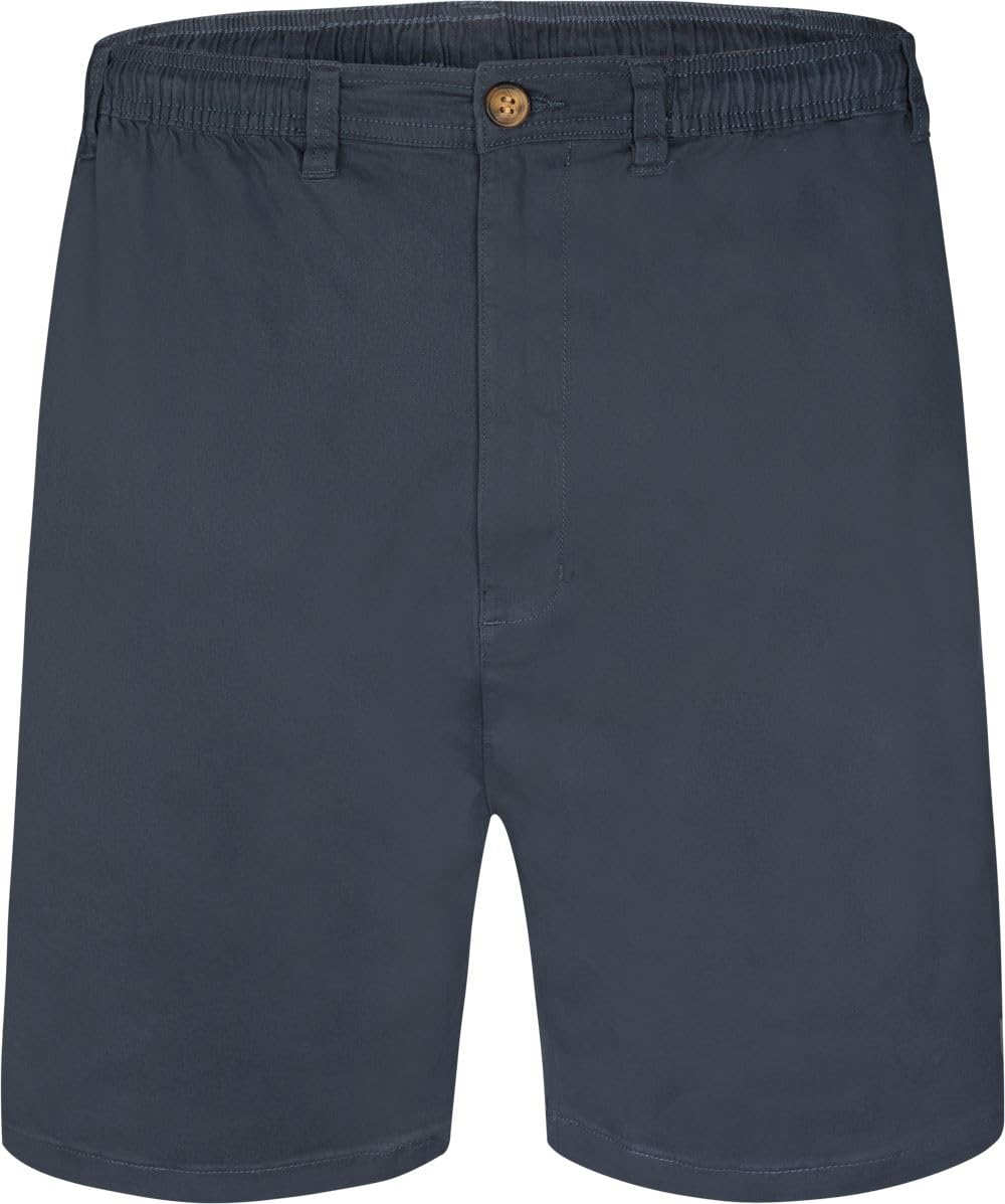 Espionage Rugby Shorts Stretch Plain Elasticated Waist Mens 2XL-8XL ST019A (UK, Alpha, 5XL, Plus, Regular, Airforce Blue)