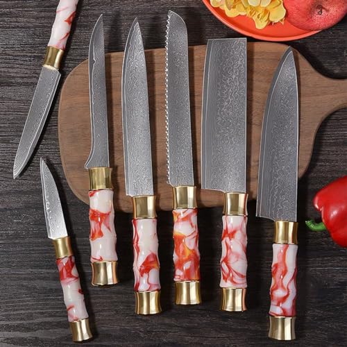 Set Cuchillos Cocina 7 Piezas Acero Aleación miniatura 2