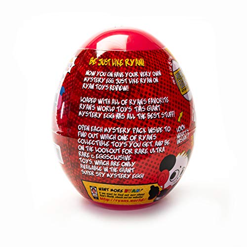 Ryan’s World Super Spy Ryan’s Giant Egg, Full Of Secret Surprises, Includes 4 Spy Themed Figures, 1 Spinner, 6 Codebreaker Cards, Hovercraft Vehicle, Kids Toy, [Amazon Exclusive] #TOP4