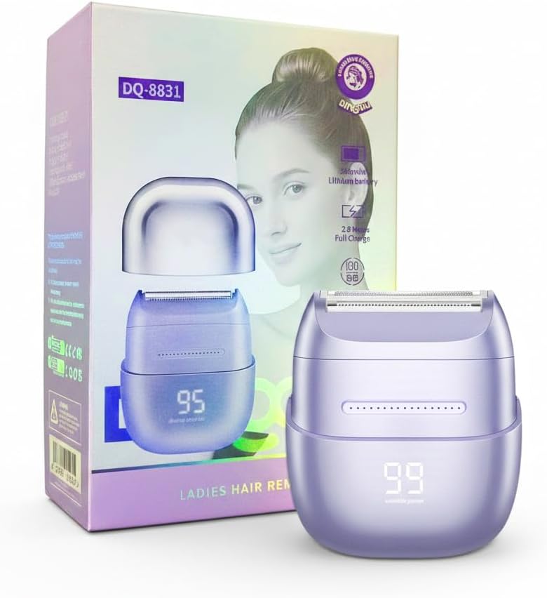 Electric Razors for Women Legs: Electric Shaver for Women Pubic Hair,Face,Underarms,Lips,Arms,Painless Bikini Trimmer