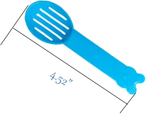 Miniatura 5 de Yu-Xiang - Juego de 3 cazuelas y escobas para hámster con diseño de cerdo de cobaya, color blanco, Azul