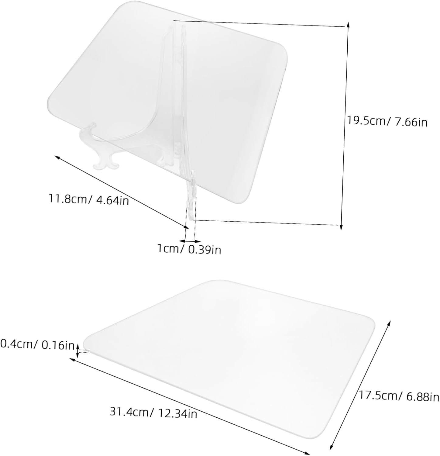 Realistic Car Windshield Model Sun Shield Display Removable High Transparency Compact for Shop