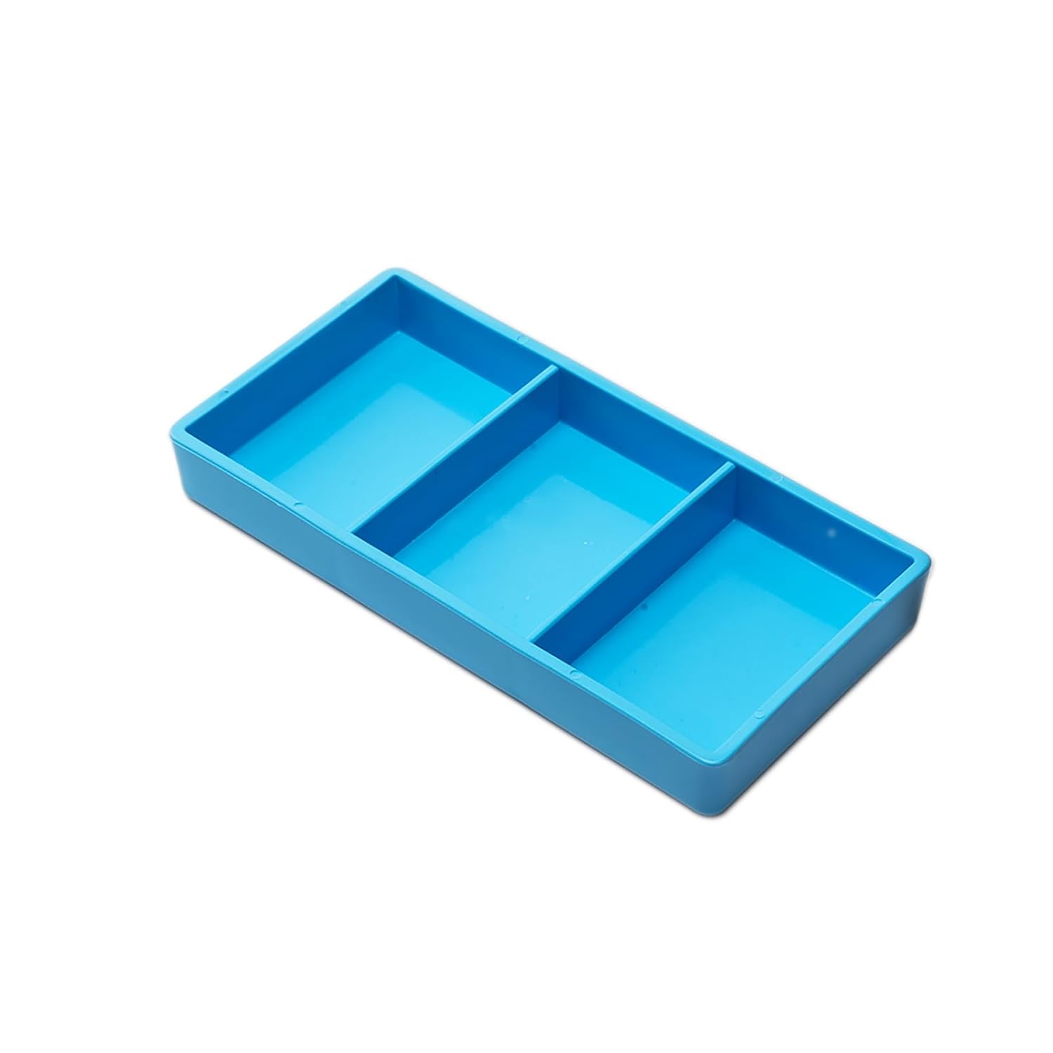 Dental Autoclavable Plastic Organizer Dental Drawer Instrument Tray Cabinet Organizer Tray (Blue, D)