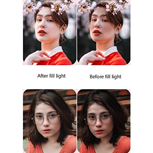 Makeup Licht Clip auf Selfie Ringlicht wiederaufladbar 3 Level Helligkeit für Tiktok-Influencers-Geschichten Fotos… – Bild 5