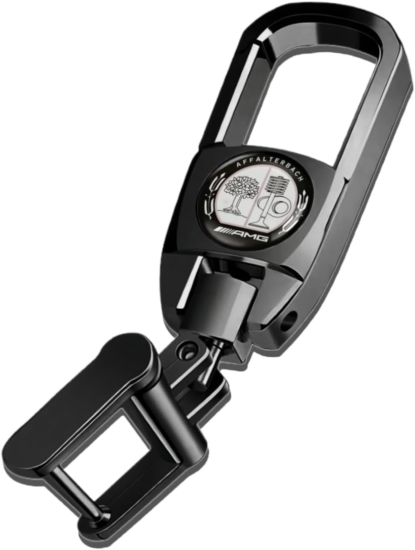 Car keychain keyring Premium alloy Compatible with AMG A C E S Class G63 CLS CLK GLE GLC GLS C63 C43 C300 key Accessories and more