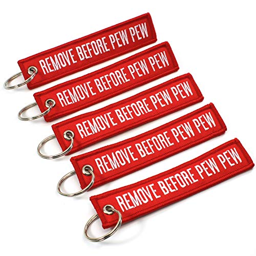 Rotary13B1 REMOVE BEFORE PEW PEW - 5 pack Key Chains