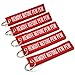 Rotary13B1 REMOVE BEFORE PEW PEW - 5 pack Key Chains