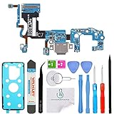 Ominirepairs-For HTC One M8 32GB Double-Pin Version Charging USB Port Flex Cable, Microphone, Headphone Audio Jack Port Ribbon OEM Replacement with Toolkit