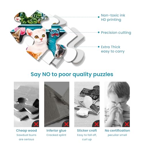 Puzzle de 300 piezas Animales 8-12 anos miniatura 3