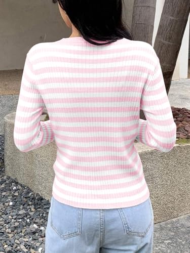 Image of Womens Cropped Cardigan Knit Shrugs for Dresses Tops V Neck Button Down Cardigans Sweaters