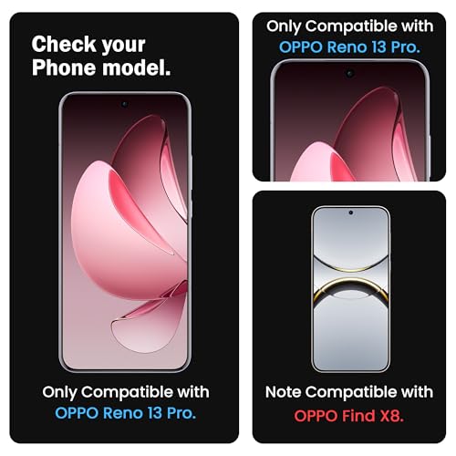 Image of ArmourPro UV Glue Tempered Glass for Oppo Reno 13 Pro - Curved Screen Protector, 9H Anti Scratch, Edge-to-Edge Coverage, HD Clarity, Smooth Touch