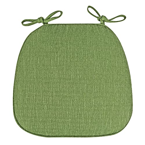 Generisch Pack de 6 cojines lavables para sillas de comedor con almohadillas extraíbles para sillas de comedor y sillas de comedor