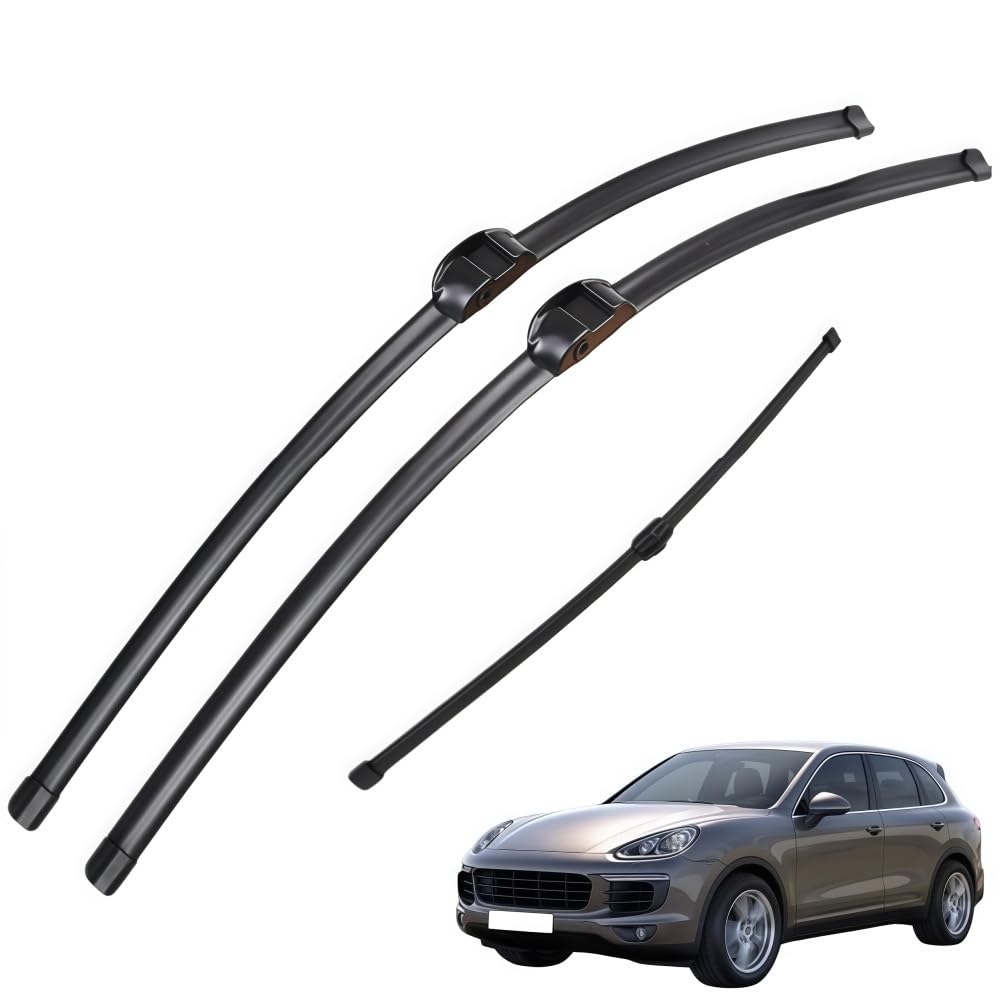ocpcrn Car Windshield Wiper Blades for Porsche Cayenne 2010-2017,Premium All-Season Wiper Blades,Replacement Windshield Wipers,Stable and Quiet