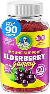Elderberry Gummies for Kids and Adults (90 Count) - Natural Immune System Booster