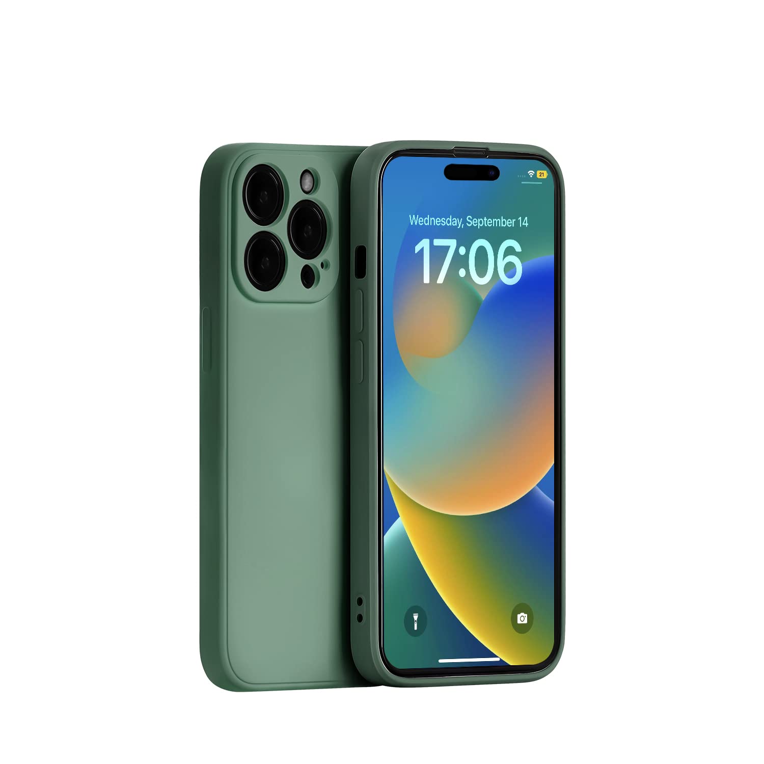 Amazon.co.jp: Panda Baby iPhone 14 Pro シリコンケース レンズ全面  