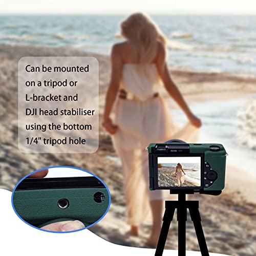 Funda Protectora de Silicona para Cámara Sony ZV-E10 Verde miniatura 6