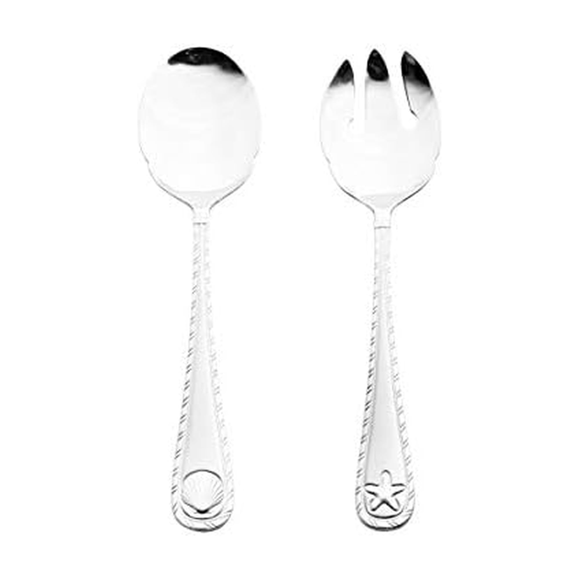 Towle Living 5227290 Antigua Frost Serving Set, 2-Piece, Stainless Steel