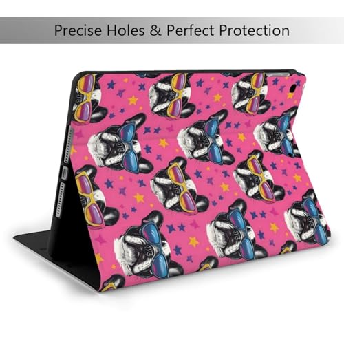 Étui iPad 10.2 bouledogue rose résout le problème des rayures d'écran - 2