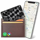 Tracker Karte Android & iOS – Slim Wallet Tracker Card kompatibel mit Apple Find My & Google Find Hub, Smart Finder Tag für Geldbörse, Portemonnaie & Passport