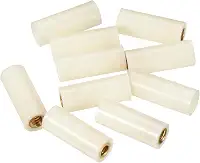 Ponteiras de taco de sinuca de diâmetro de 10 mm, pacote com 10 ponteiras de taco de bilhar para sinuca acessórios de substituição, bege