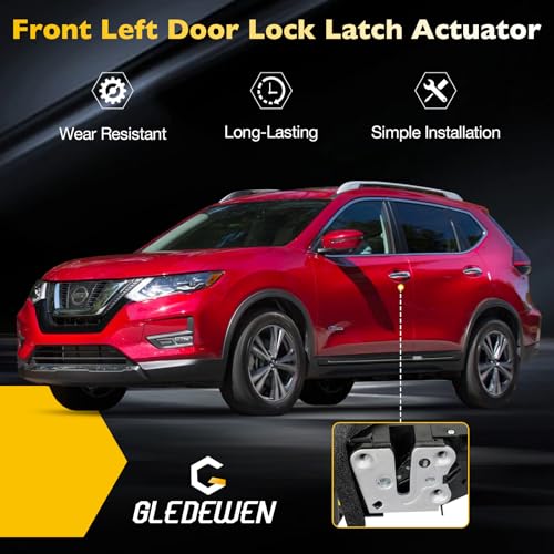 Image of Gledewen 80501-4BA0A Door Lock Latch Actuator Front Left Driver Side Fit for Nissan Rogue 2014-2019 Sport Utility