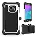 Galaxy S6 Case, Ballistic [Tough Jacket Maxx] Six-sided Drop Protection [White] 7ft Drop Test Certified Case Screen Protector and Holster Included for Samsung Galaxy S6 - (TX1603-A08N)