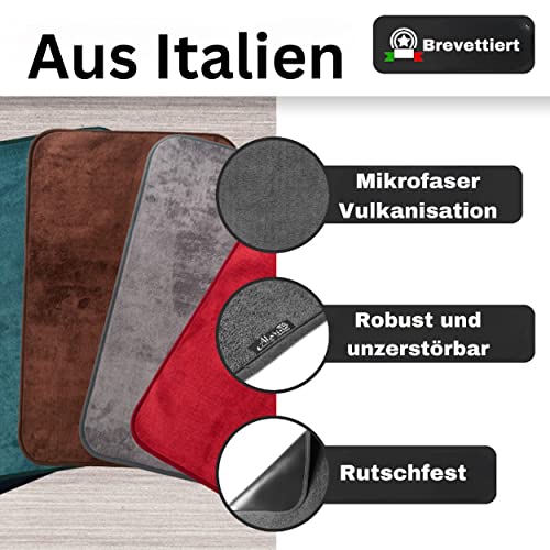 Aladino il tappeto Magico Fußmatte – Schmutzfangmatte Innen & Außen – Rutschfest, Waschbar & Saugfähig – Made in Italy, Für Haus & Küche