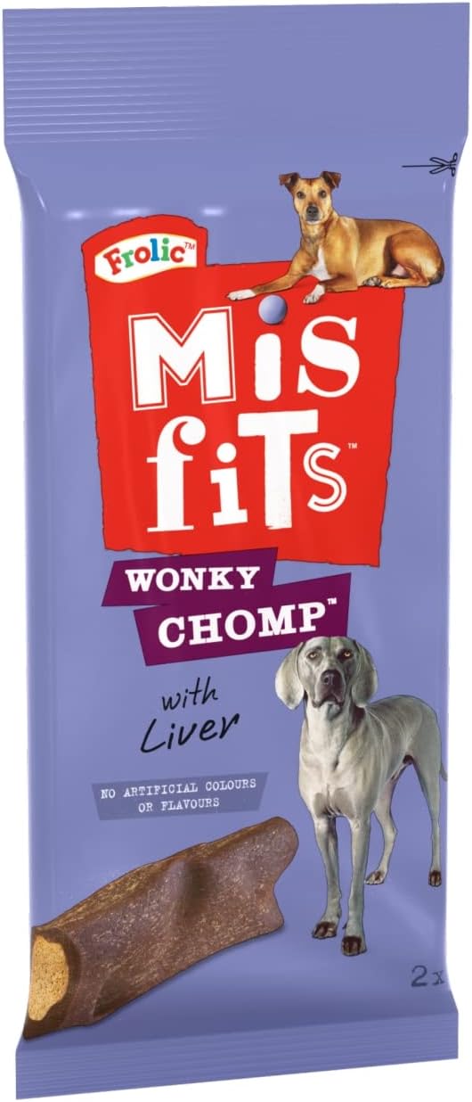 Misfits Wonky Chomp Medium Dog Treats 2 Stick