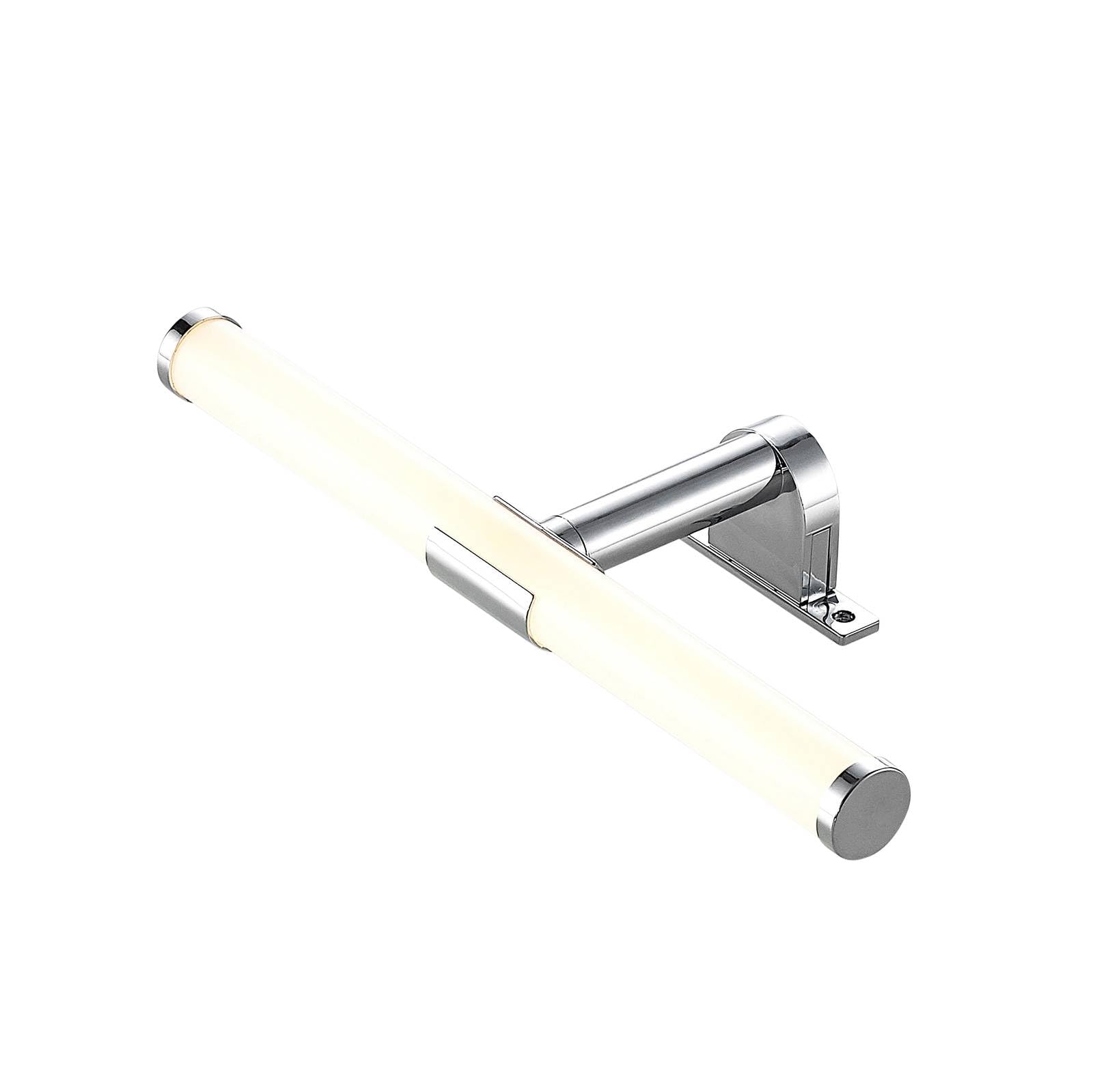 Lindby LED Lámpara de pared Naili (Moderno) en Plateado hecho Plástico e.o. para Cuarto baño (1 llama, lámparas, aplique