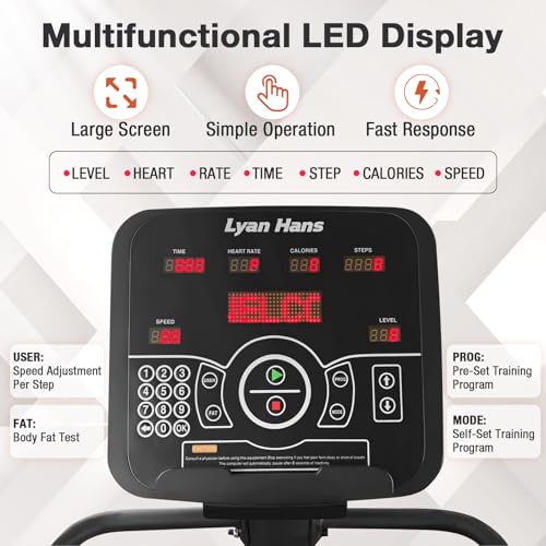 Image of Stair Stepper, Commercial Grade Stepper Machine, Stepmill for Exercise at Home, Stair Climber for Cardio and Lower Body Workouts,15 Speed Levels, 660LBS Capacity, 15-165 Steps /Minute