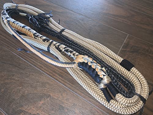 Tan Nylon on Black Poly Pro 9x7 Left Hand 3/4