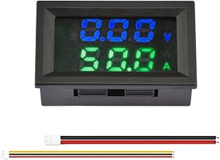 50A 3 | Australia | High Dc 100V 10A Voltmeter Ammeter Blue + Red Led Amp Meter Ampere Voltage Digital Display Voltmeter New 2026 High for Reliable Electronic Component
