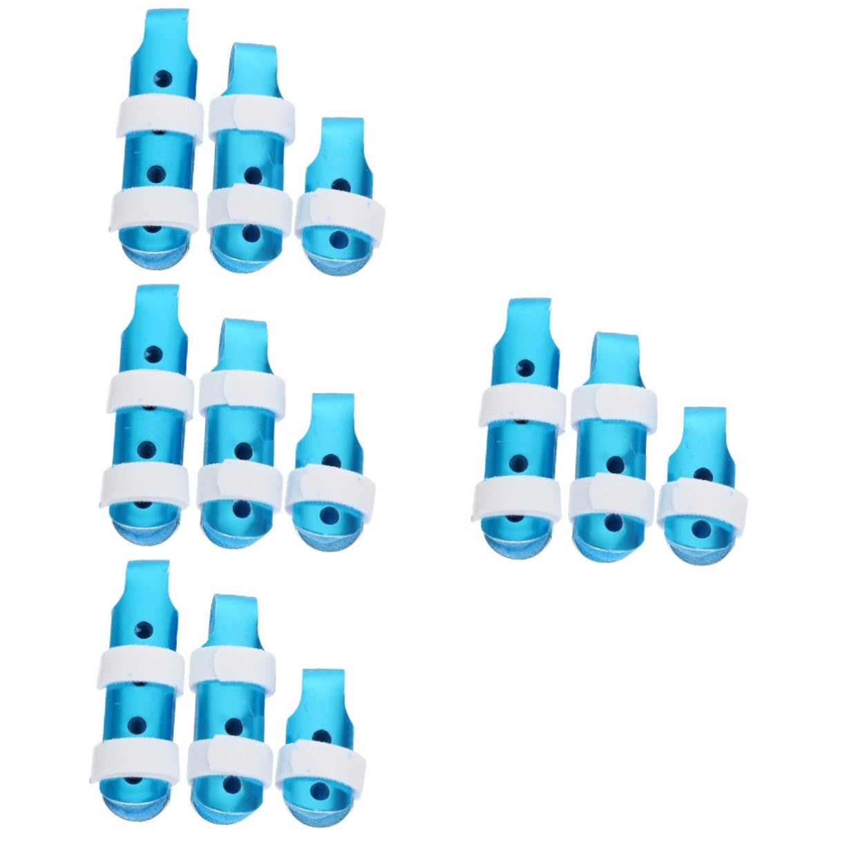 FOMIYES 12 Pcs Splint Thumb Splint Brace Straightener Brace Mallet Brace Hand Sleeve Stabilizer Support Guard Aluminum Alloy