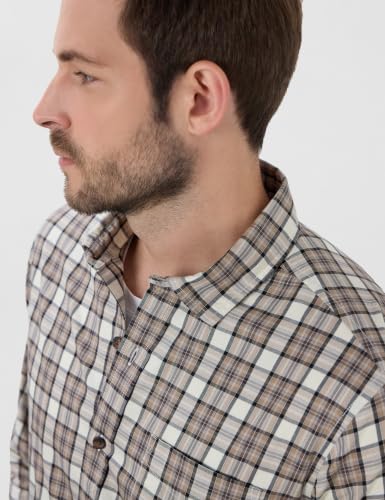 Image of Symbol Premium Men's Checkered Casual Shirt - Regular Fit | Full Sleeve | Pure Cotton (Available in Plus Sizes)