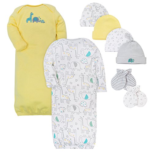 Image of Gerber unisex baby 8-pack Short Sleeve Onesies Bodysuits and Toddler T Shirt Set