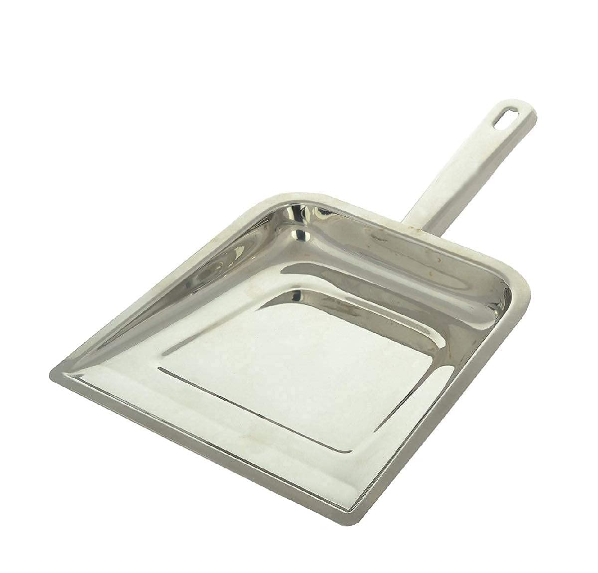 -Swastik Enterprises Steel Supli | Dusting pan | Dust pan with Long Handle | Stainless Steel pan | Duct Cleaning | Dust Picker | Stainless Steel Dustpan/Supdi - Strong & Durable - Standard Size.-picture-22