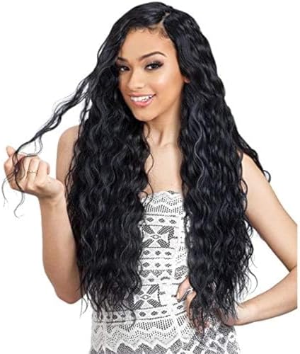 Organique Mastermix Shake-N-Go Synthetic Weave Hair Extension - BREEZY WAVE 30" (1 Jet Black)