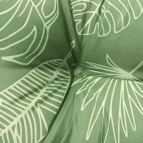 Coussin assise dossier imperméable pour banc extérieur 150x50 cm motif vert - 8