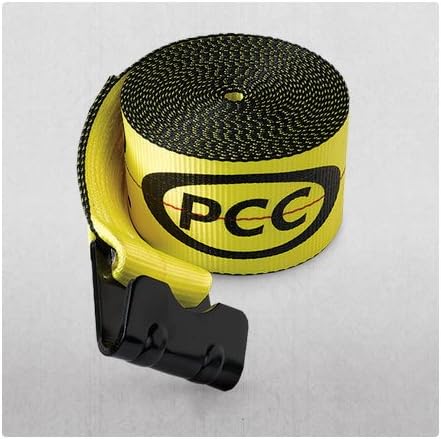 Pacific Cargo Control 4" x 27' Yellow Winch Strap w/Flat Hook