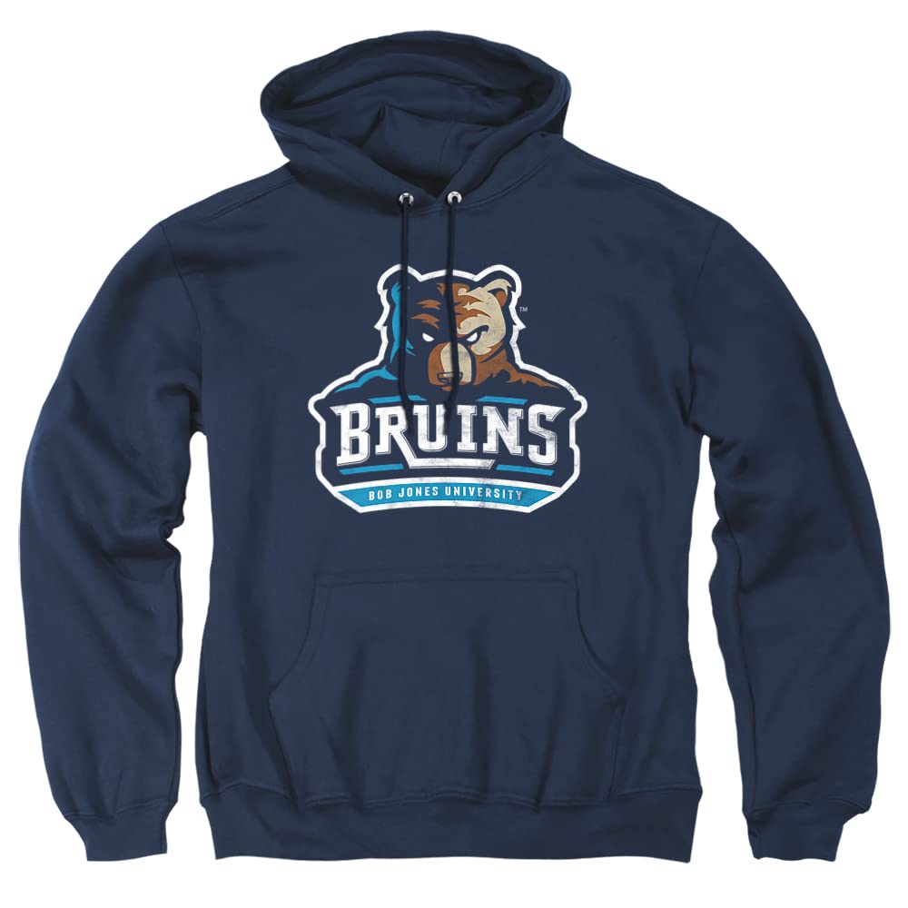 LOGOVISION Official Collegiate Distressed Primary Logo Adult Pullover Hoodie Collection — view 269