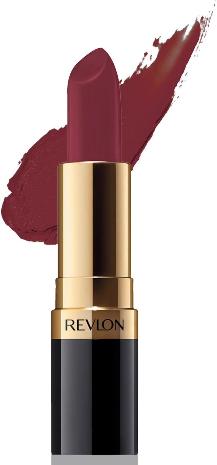 REVLON Super Lustrous Creme Lipstick, 80% Conditioning Ingredients, intance color, Waterproof, Long-Lasting, 100% Vegan Lipstick, Raisin Rage (630), 4.25 gm