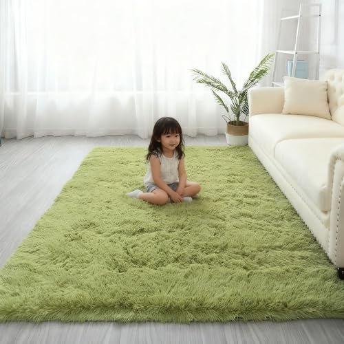 Tapis lavable et antidérapant vert pour sécuriser et réchauffer le sol - 2